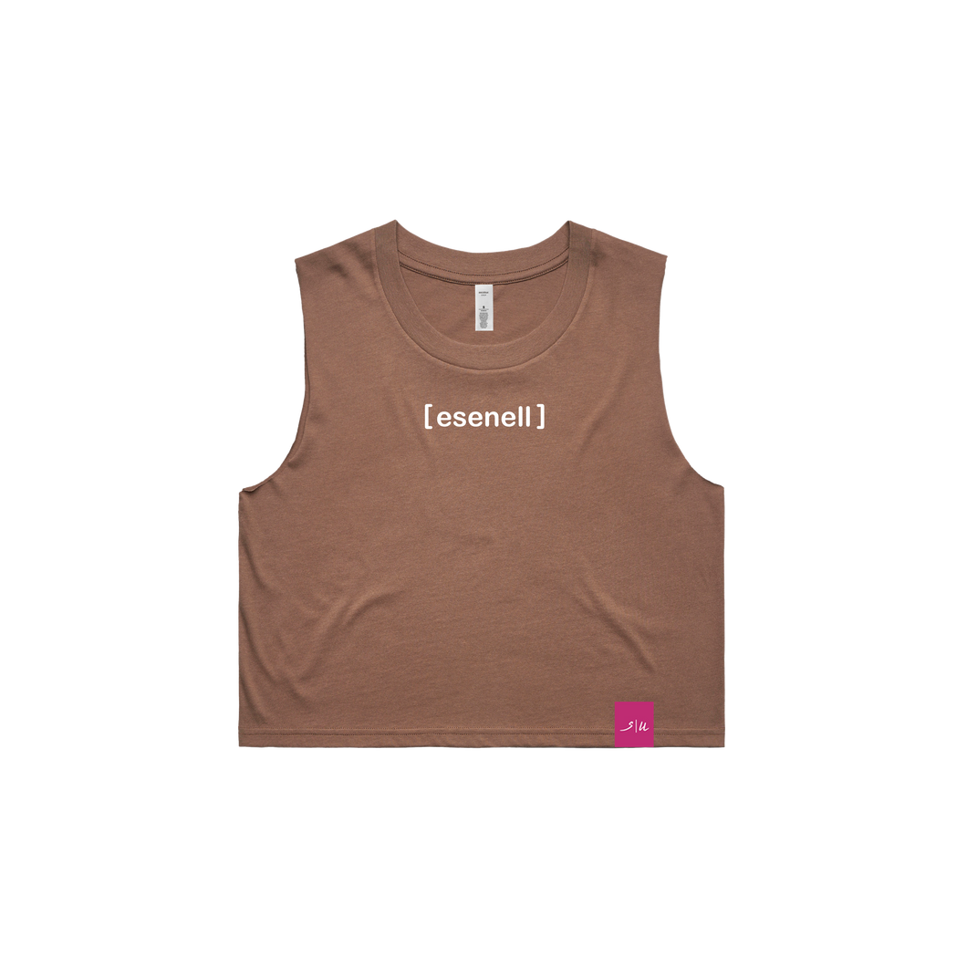 [Esenell] Women's Crop Tank Tee - esenellclothing