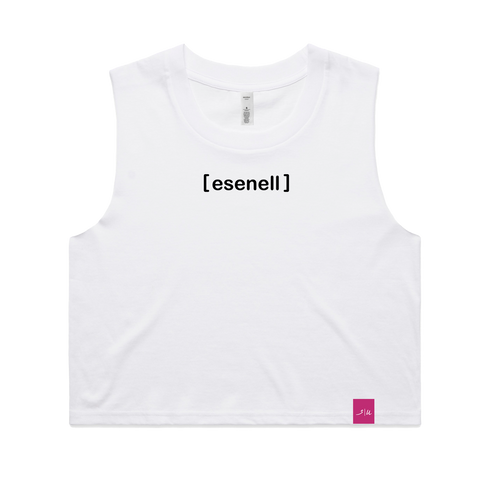 [Esenell] Women's Crop Tank Tee - esenellclothing