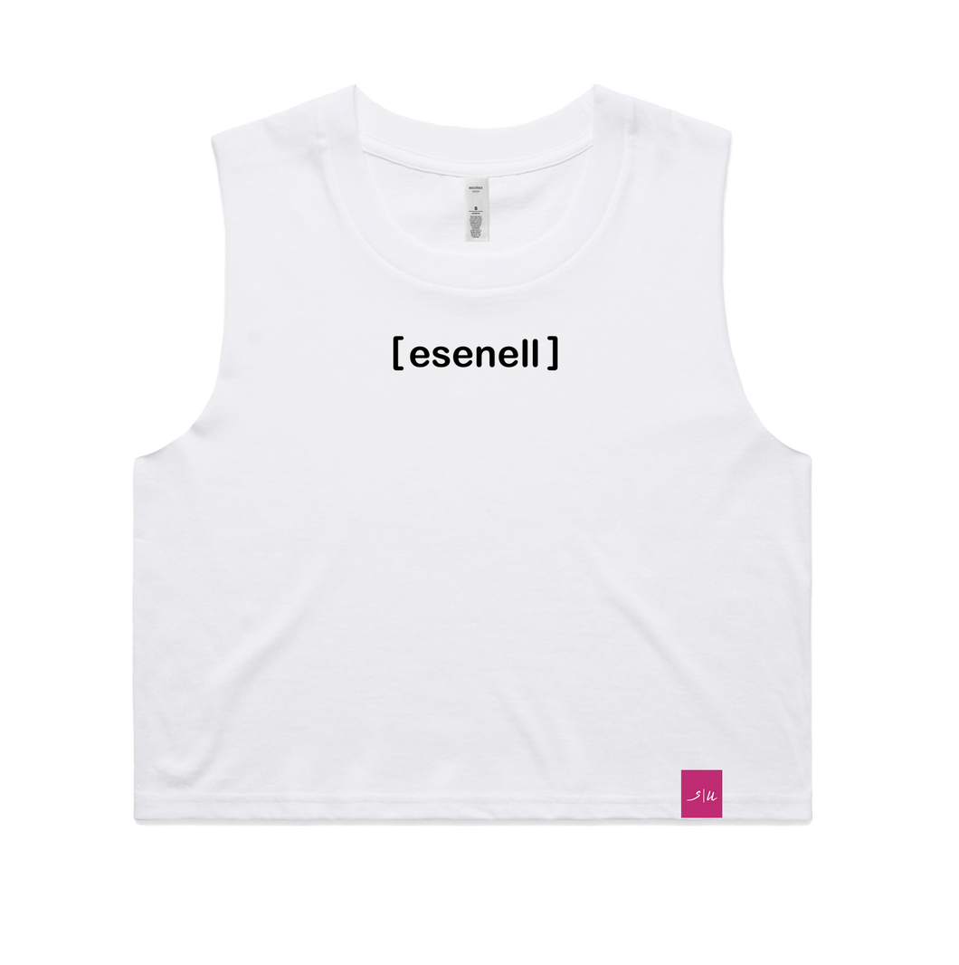 [Esenell] Women's Crop Tank Tee - esenellclothing